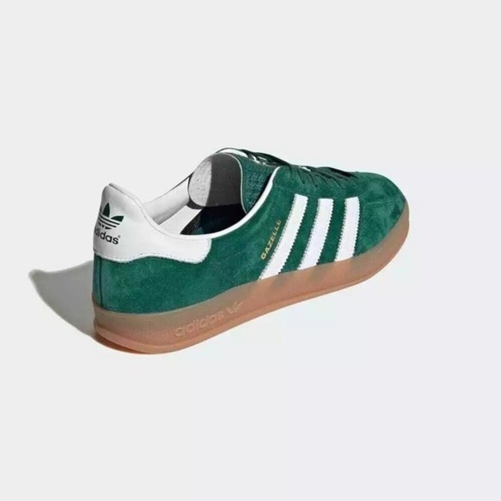 13M - [NEW] Men's adidas Gazelle Indoor Shoes Green IG1596 - Picture 5 of 8